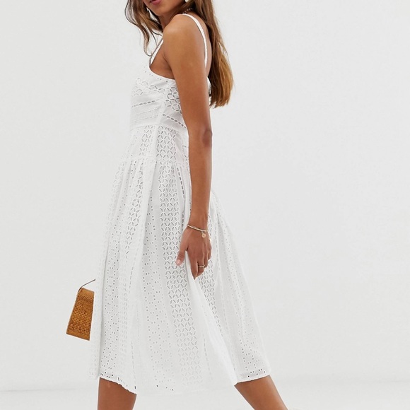 ASOS DESIGN midi sundress with button front. NWOT - Picture 2 of 4